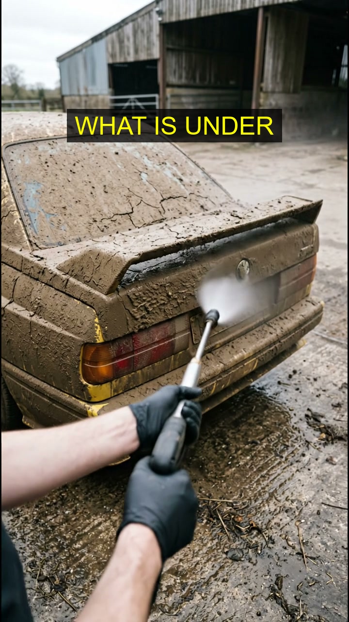 What Was Buried Under 30 Years of Mud? Dakar Yellow 1990 BMW E30 M3 Sport Evolution Reveal